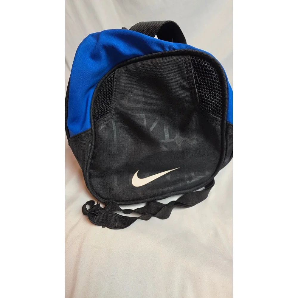 Nike Brasilia 5 Small Duffel Bag Royal Blue Black Gym Travel Duffle BA3234-401